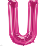 Μπαλόνι Φοιλ Μίνι Γράμμα U Φούξια 41εκ