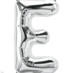 Μπαλόνι Φοιλ Γράμμα  E Ασημί 34/ 86εκ
