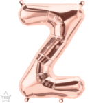 Μπαλόνι Φοιλ Γράμμα μίνι Z  Ροζ Χρυσό 16/ 41εκ