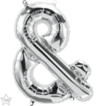 Μπαλόνι Φοιλ Γράμμα Ασημί Σύμβολο & 34/ 86εκ