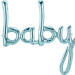 Μπαλόνι Φοιλ Script Phrase baby Γαλάζιο  61x74 εκ