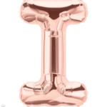 Μπαλόνι Φοιλ Γράμμα  I  Ροζ Χρυσό 34/ 86εκ