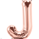 Μπαλόνι Φοιλ Γράμμα  J  Ροζ Χρυσό 34/ 86εκ
