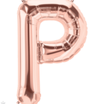 Μπαλόνι Φοιλ Γράμμα  P  Ροζ Χρυσό 34/ 86εκ