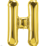 Μπαλόνι Φοιλ Γράμμα  H  Χρυσό 34/ 86εκ