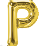 Μπαλόνι Φοιλ Γράμμα  P  Χρυσό 34/ 86εκ