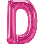 Μπαλόνι Φοιλ Γράμμα  D Φούξια 34/ 86εκ