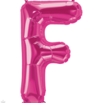 Μπαλόνι Φοιλ Γράμμα  F Φούξια 34/ 86εκ