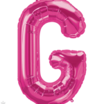 Μπαλόνι Φοιλ Μίνι Γράμμα G Φούξια 41εκ