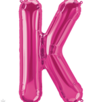 Μπαλόνι Φοιλ Γράμμα  K Φούξια 34/ 86εκ