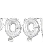 Γιρλάντα με φοιλ Γράμματα SPOOKY με Νυχτερίδες