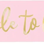 Κορδέλα Ροζ & Χρυσό Bride to be/bachelor party