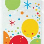 Τσάντες Δώρου ζελατίνας  με Μπαλόνια 13 x 28 εκ / 20 τεμ