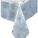 Τραπεζομάντηλο Πλαστικό Ιστός αράχνης Διάφανο / 137 x 274 εκ