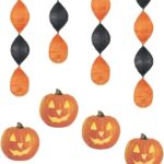 Κρεμαστά Διακοσμητικά Κολοκύθα Pumpkin Halloween / 4 τεμ