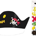 Καπέλα πειρατικά και αυτοκόλλητα /Pirate  8 τεμ.