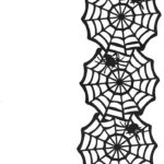 Runner Τσόχινο Τραπεζιού Ιστός Αράχνης  (23.19 x 1.27 x 22.86 εκ.)