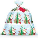 Πλαστική Τσάντα Δώρου Γίγας Άγιος Βασίλης - Colorful Santa