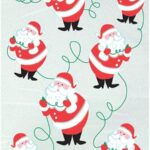 Σακουλάκια Ζελατίνας  Santa Christmas / Άγιος Βασίλης 20 τεμ.