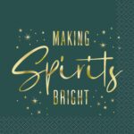 Χαρτοπετσέτες Γλυκού  Making Spirits Bright /  20 τεμ.