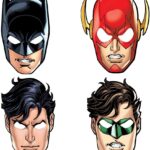 Μάσκες Justice League Party / 8 τεμ