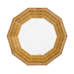 Paper Plates 23 x 24cm Rattan /8 pcs - Bamboo
