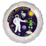 Μπαλόνι Φοιλ 17 Space Party Happy Birthday / 43 εκ