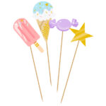 Διακοσμητικές Οδοντογλυφίδες Crazy Cake / 8 τεμ