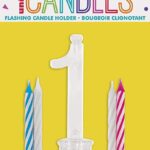 Διακόσμηση Τούρτας Νούμερο 1 με 4 κεριά