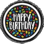 Μπαλόνι Φοιλ 18 Happy Birthday Mosaic / 46 εκ