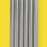 Κεριά Ασημί 12.7 εκ / 12 τεμ.