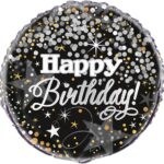 Μπαλόνι Φοιλ 18 Happy Birthday Glittering / 46 εκ