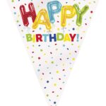 Γιρλάντα Σημαιάκια Happy Balloon Birthday / 365 εκ