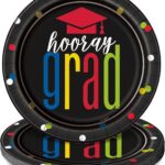 Πιάτα Χάρτινα Γλυκού 18εκ Αποφοίτηση/ Graduation  / 8 τεμ.