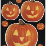 Αυτοκόλλητα για Τζάμι Κολοκύθα Pumpkin Glow