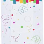 Σακούλες Ζελατίνας με πολύχρωμες ρίγες  20τεμ.