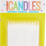 Κεριά Γενεθλίων 6εκ. σπιράλ Λευκό  / 24 τεμ.