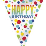 Γιρλάντα Σημαιάκια Happy Birthday   Spots / 365 εκ