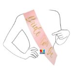 Κορδέλα Ροζ  Χρυσό Bride to be/bachelor party/ 168X10 εκ