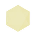 Πιάτα εξάγωνα Vert Decor Yellow 20.8 x 18.1 εκ - Κίτρινο Παστέλ / 6 τεμ