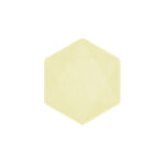 Πιάτα εξάγωνα Vert Decor Yellow 15.8 x 13.7 εκ - Κίτρινο Παστέλ / 6 τεμ