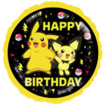 Μπαλόνι Φοιλ Pokemon 2024 Happy Birthday / 43 εκ