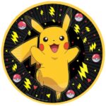 Πιάτα Χάρτινα Φαγητού 23εκ Pokémon 2024 / 8 τεμ