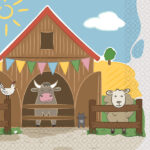 Χαρτοπετσέτες Φαγητού Ζωάκια Φάρμας/ Farm Party / 16 τμχ