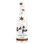 Κανονάκι Μπουκάλι με Ρόζ-χρυσό Κομφετί 32εκ.