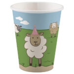 Ποτήρια Χάρτινα Ζωάκια Φάρμας /Farm Party/Barnyard 250 ml / 8 τμχ