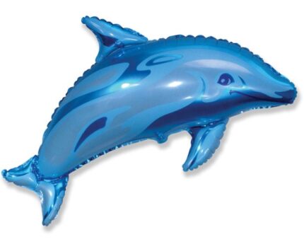 Μπαλόνι Φοιλ Σχήμα Δελφίνι Dolphin Σιέλ - Ασυσκεύαστο