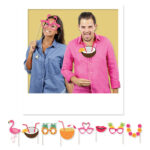 Σετ Φωτογραφικού Θαλάμου Flamingo Party  / 8 τεμ.