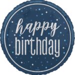 Μπαλόνι Φοιλ 18 Happy Birthday Μπλε / 46 εκ