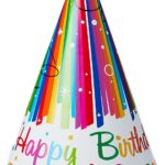 Καπελάκια Rainbow Ribbons Birthday / 8 τεμ